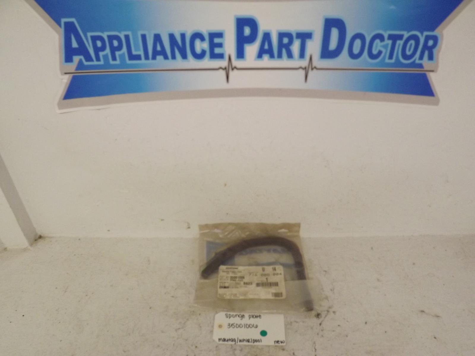 Maytag/Whirlpool Dryer 35001006 Sponge Plate New Maytag/Whirlpool Dryer 35001006 Sponge Plate New